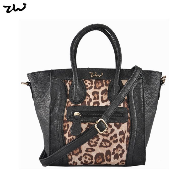 Cross body Bag With Leopard Print